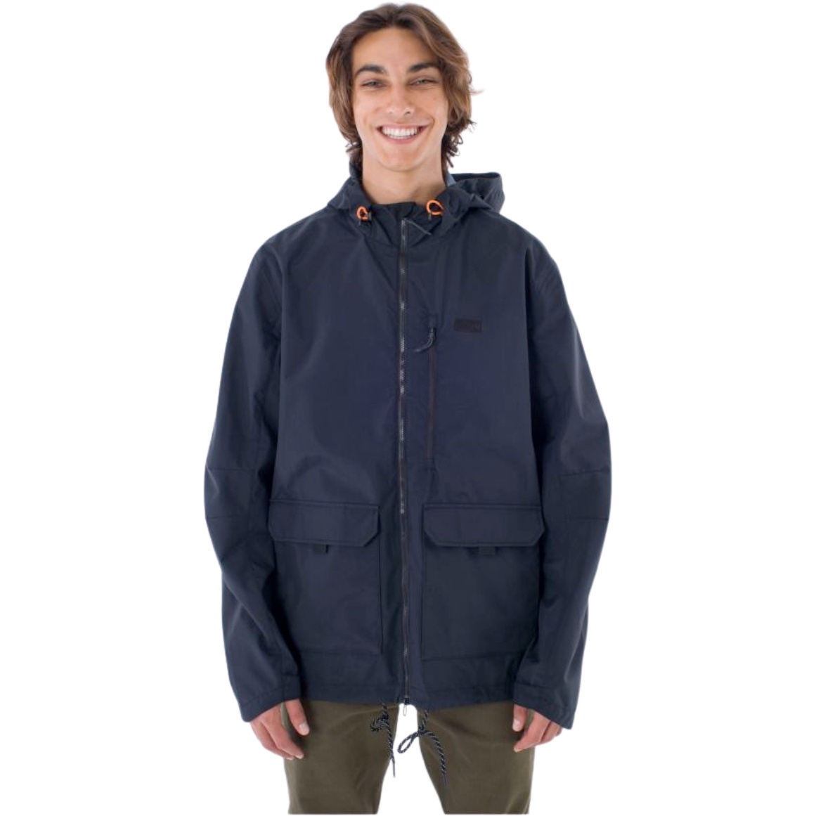 2026 Hurley Mens Phantom+ Defender Jacket MJK0002590 - Black